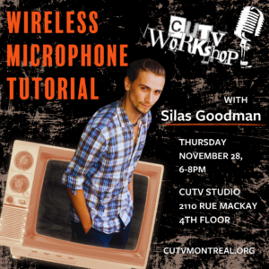 Wireless mic workshop graphic